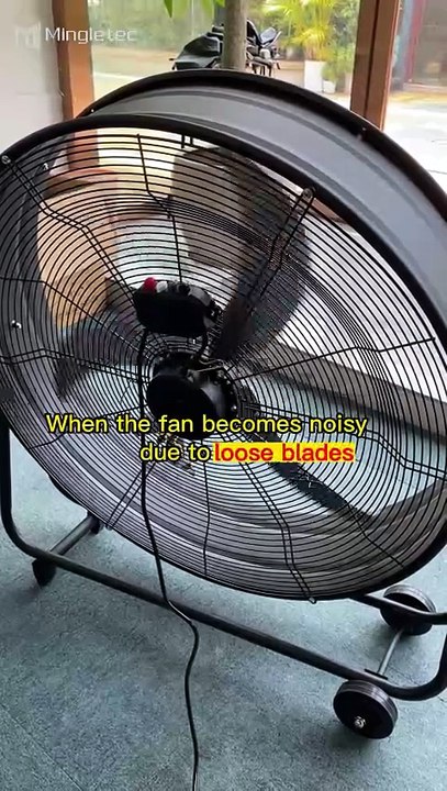 How to deal with loose blades #mingletec #drumfan #gym #stadium #heavyduty #ventilation #exhaustfan #factory #warehouse #manufacturer #fyp