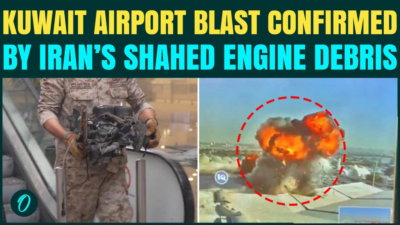 Iran BOMBS Kuwait Airport, CONFIRMED: Shahed-136 Drone WRECKAGE Found At Site | WATCH