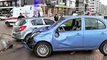 Erzurum’da zincirleme trafik kazası: 1 yaralı