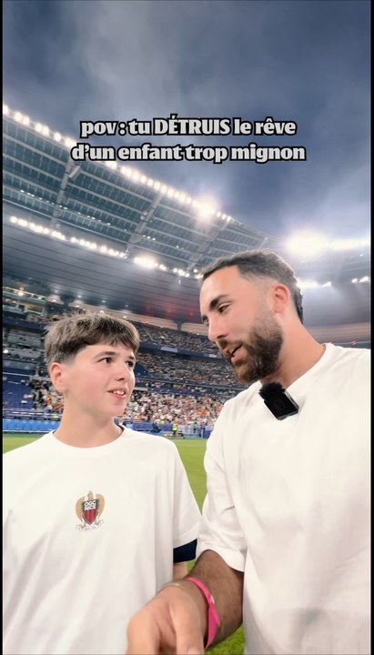 Pardon petit 😢 #football #stadedefrance
