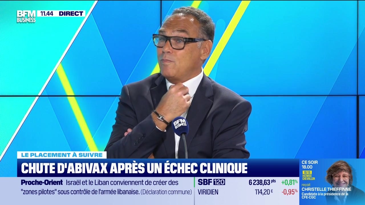 Le placement à suivre : Chute d'Abivax après un échec clinique - 04/06