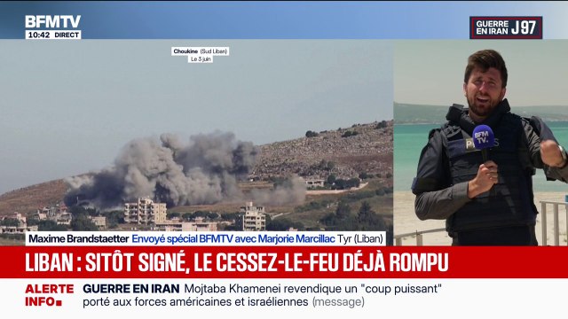 Guerre au Moyen-Orient: Israël continue ses frappes au Liban malgré l'annonce d'un cessez-le-feu