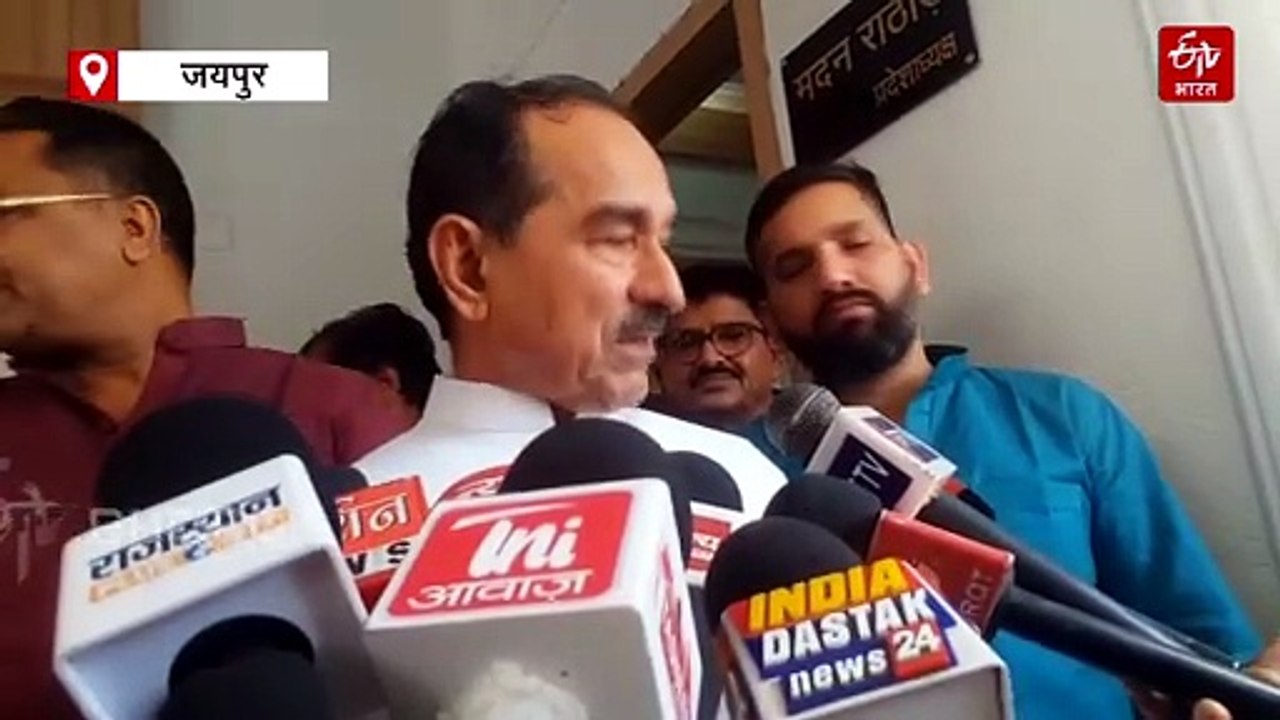 बेनीवाल के नोटिस पर बोले राठौड़ - राजनीति में गिरावट नहीं आनी चाहिए, राज्यसभा चुनाव पर दिए ये संकेत
