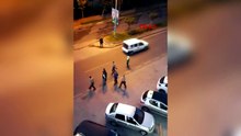 Gece yarısı kurşun yağmuru! Saldırganlar bekçilerin takibiyle yakalandı