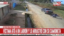 Tremendo: ató a ladrón a su camioneta y lo arrastró por varias cuadras
