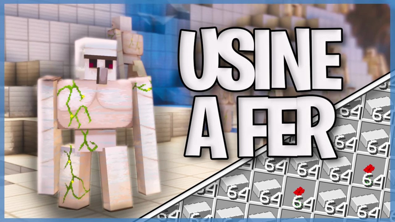 Minecraft Survie Archipel #14 : Construction de l'usine à fer automatique !