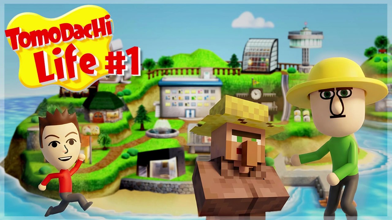 Tomodachi Life #1 : Création de l'île Capsule et arrivée de Jean Plante ! 😂🏝️