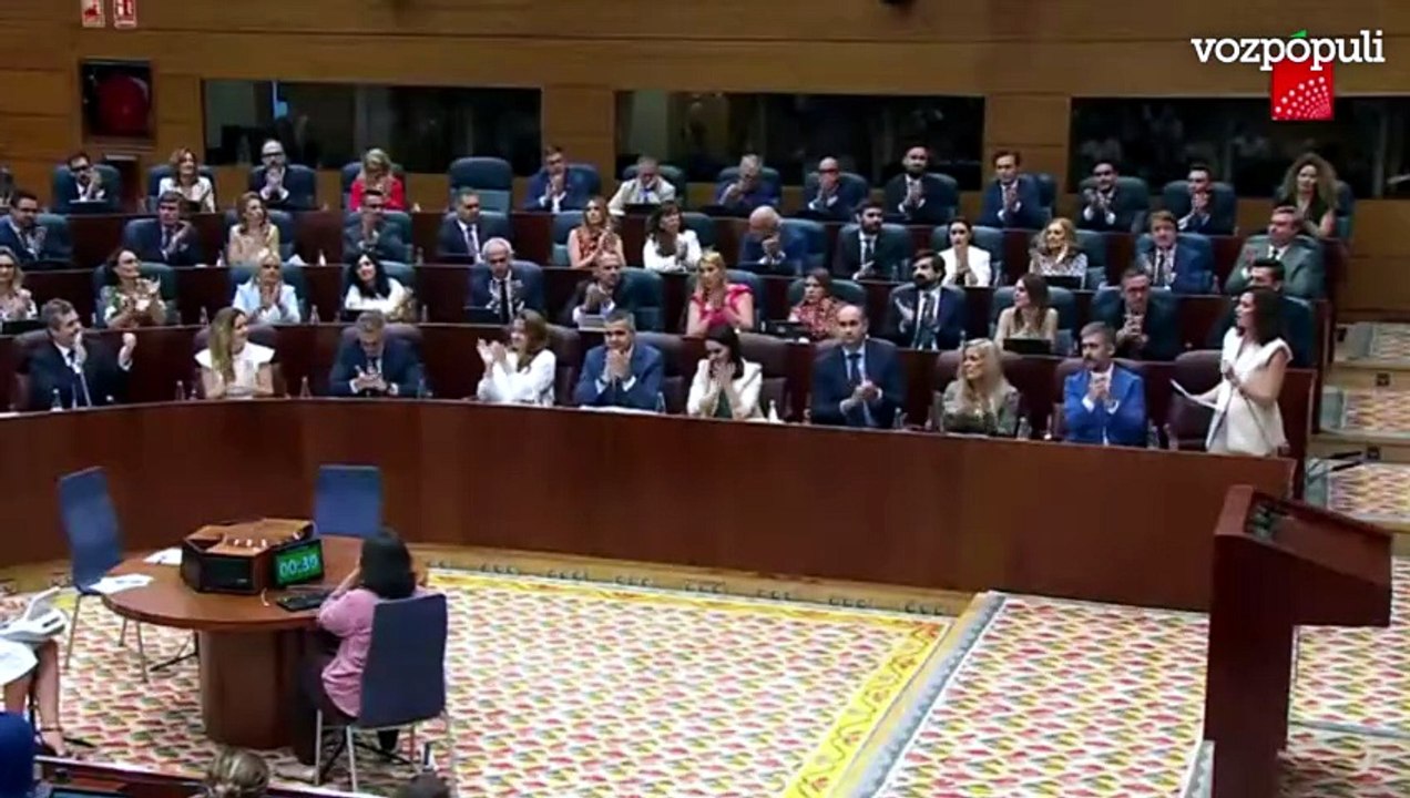 Ayuso arroja el ‘caso Leire’ contra el PSOE en la sesión de control: “Son los representantes de la corrupción en esta Asamblea”