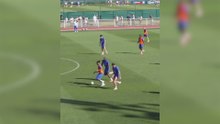 El regate de ensueño de Olise en el entrenamiento de Francia