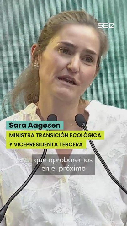 La ministra Sara Aagesen, en 'Seremos'