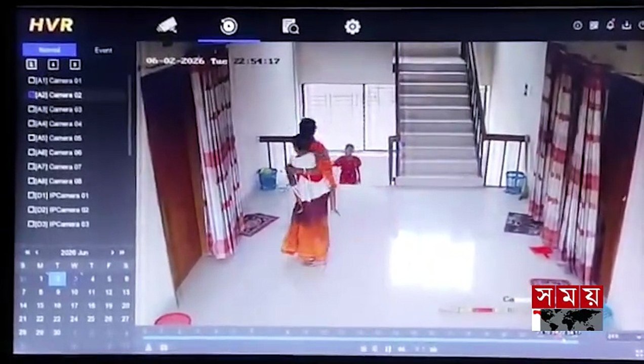 বরগুনায় মাসহ দুই মেয়ের মৃ_ত্যু_র আগের দৃশ্য _ Barguna _ Somoy TV
