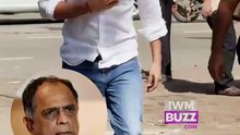 Varun Dhawan and David Dhawan arrive at Pahlaj Nihalani's funeral to offer their condolences