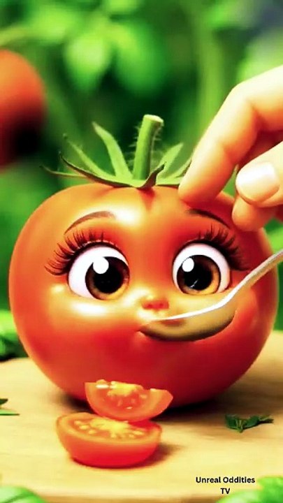 Spoon-Feeding a Tomato 😂🍅 | Funniest Tomato Ever!