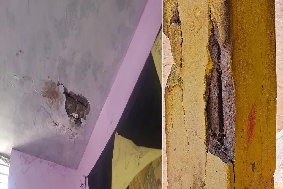 जर्जर मिडिल स्कूल भी बना खतरा