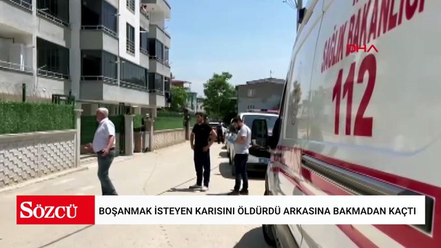Boşanmak isteyen karısını öldürdü arkasına bakmadan kaçtı
