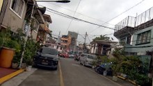 Pouring Down Throughout Mindoro Street in Manila City in the Philippines