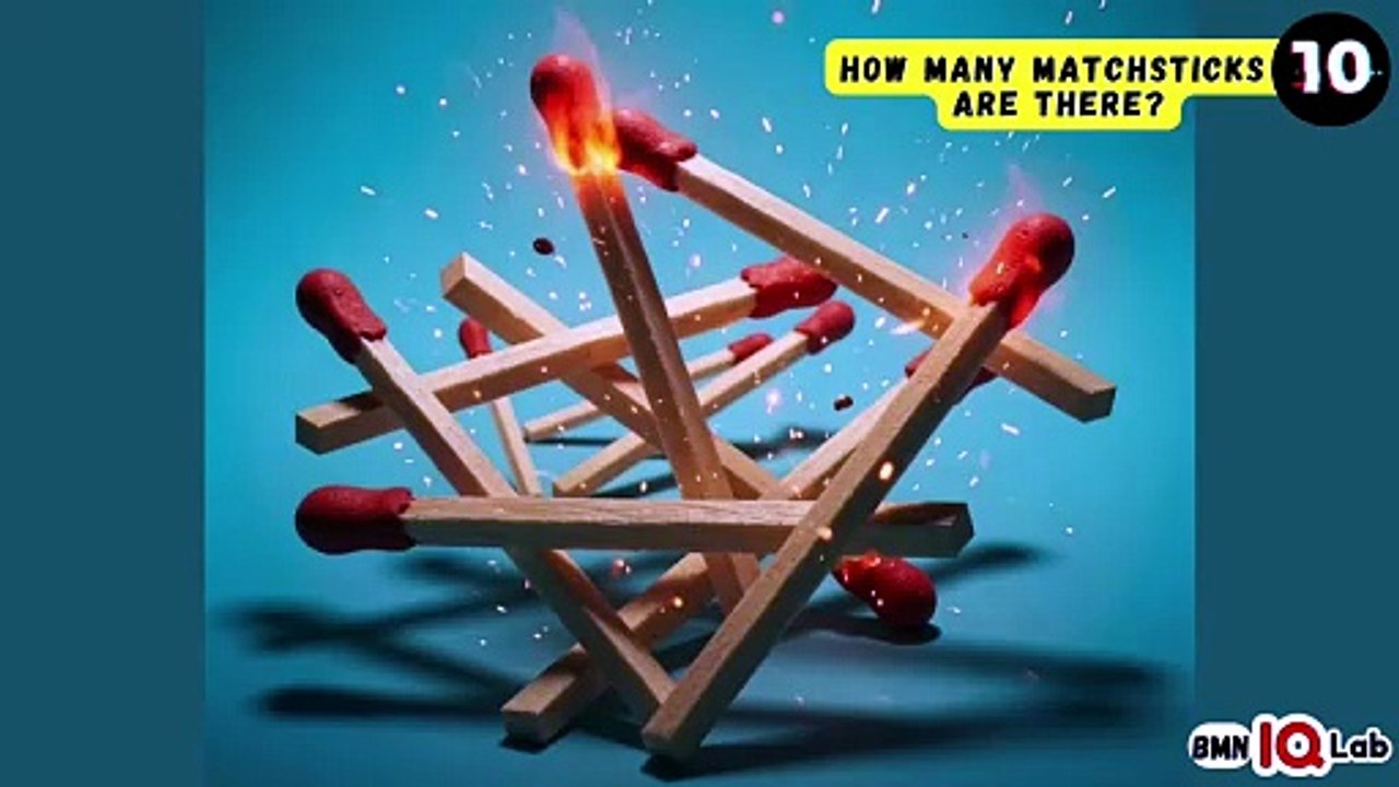 #CheckAgain 👀✋️ How many matchsticks are there? (Part 1)