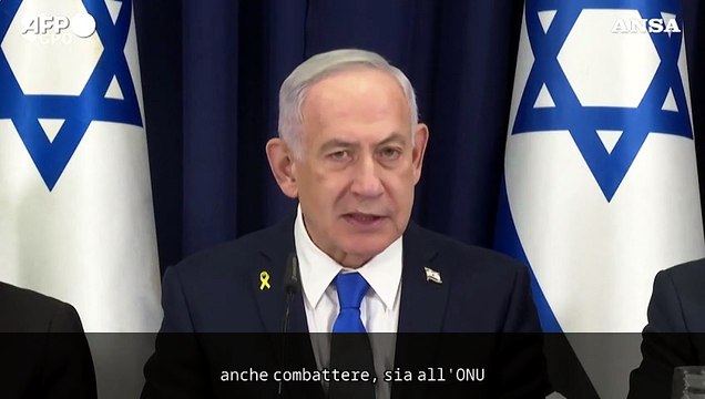 Netanyahu: La creazione di uno stato palestinese mette a repentaglio l'esistenza di Israele