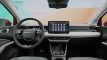 All-electric Skoda Epiq Interior Design in Red