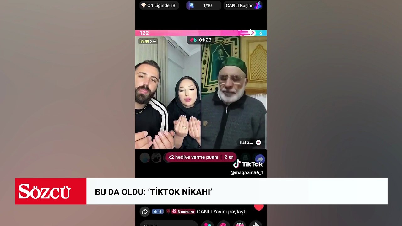 Bu da oldu: 'Tiktok Nikahı'