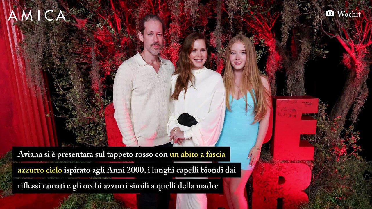 Amy Adams sul red carpet con la figlia Aviana: si chiama così per le sue origini friulane