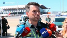 Preparado el dispositivo de seguridad de la Guardia Civil en Barajas ante la visita del Papa