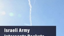 Israeli Army Intercepts Rockets Launched by Hezbollah