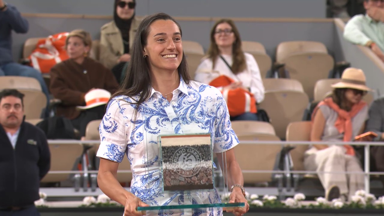 Roland-Garros 2026 - Le bel hommage à Caroline Garcia sur le court Philippe-Chatrier