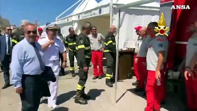 Naufragio Porticello, il capo del corpo nazionale dei vigili del fuoco a Palermo per ringraziare il personale