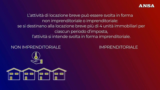 Ansa EXPLAINER - Come funziona la normativa in arrivo sugli affitti brevi?