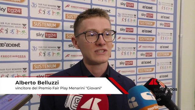 Premio Fair Play Menarini: Belluzzi, ?i valori non hanno bisogno di premiazioni?