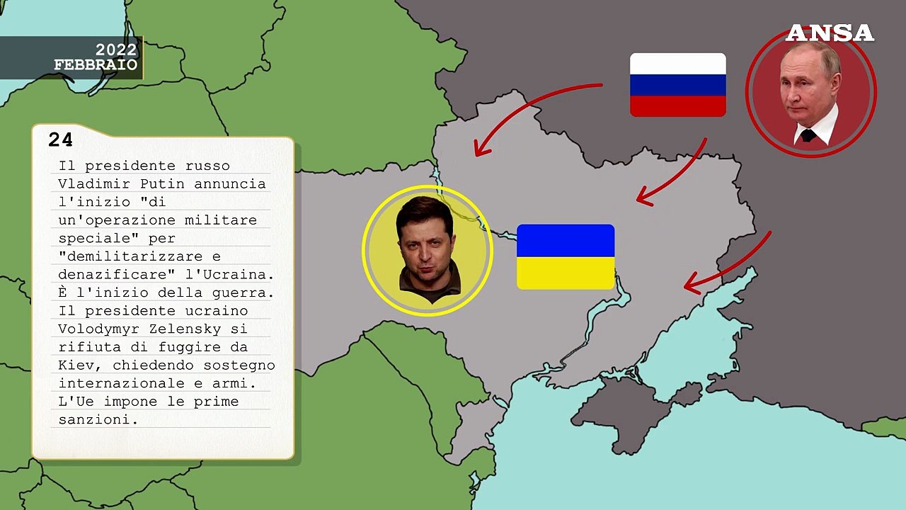 Trenta mesi di guerra in Ucraina