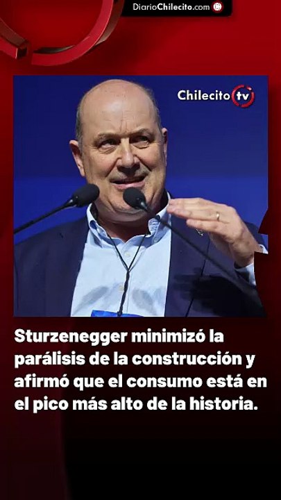 Sturzenegger minimizó la parálisis de la construcción y afirmó que el consumo está en el pico más alto de la historia.