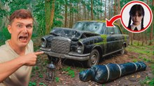 On redonne vie à une voiture ABANDONNÉE inspirée de Mercredi dans la forêt ! Roule-t-elle encore ?