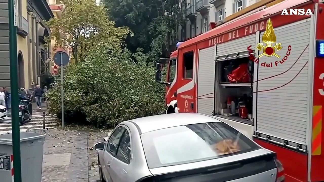 Cade grosso albero, tragedia sfiorata a Napoli