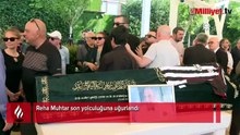 Reha Muhtar'a son veda! Çocukları tabutunun başından ayrılmadı