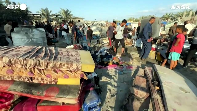Raid israeliano nella Striscia di Gaza meridionale