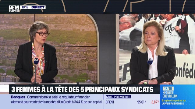 Christelle Thieffinne (CFE-CGC) : Trois femmes à la tête des cinq principaux syndicats - 04/06