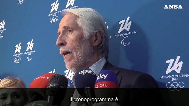 Milano-Cortina, Malago': Cronoprogramma? Eravamo indietro, ora siamo a buon punto