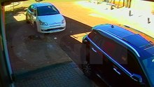 Veja como ocorreu acidente entre moto e bicicleta no Loteamento Belmonte, em Cascavel