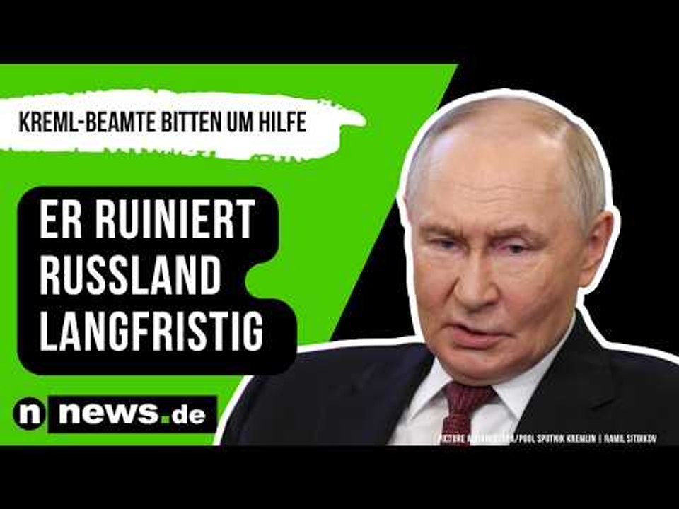 Wladimir Putin: Er ruiniert Russland langfristig - selbst Kreml-Beamte bitten um Hilfe
