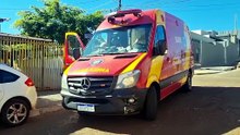 Moto e bicicleta se envolvem em acidente no Loteamento Belmonte, em Cascavel