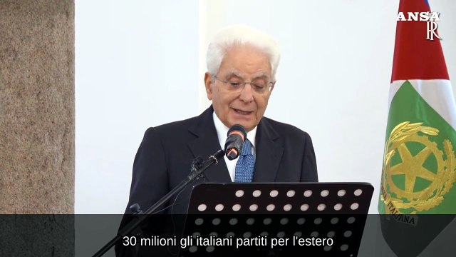 Mattarella: La storia d'Italia e' fatta di immigrazione e migrazioni