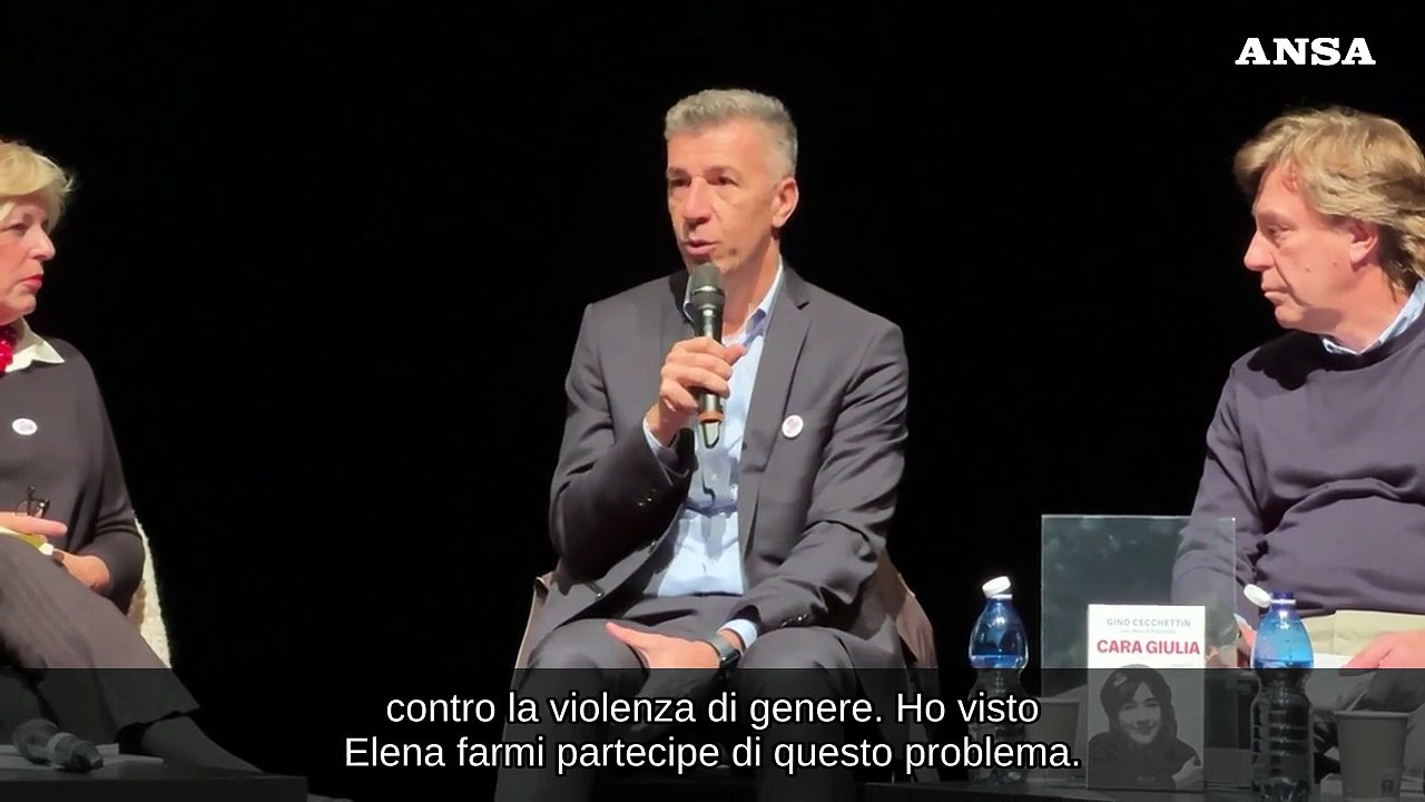 "Cara Giulia", Gino Cecchettin al festival Women in the City di Torino