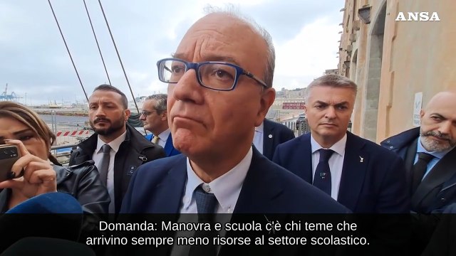 Valditara: Nessun taglio al settore scolastico nella manovra