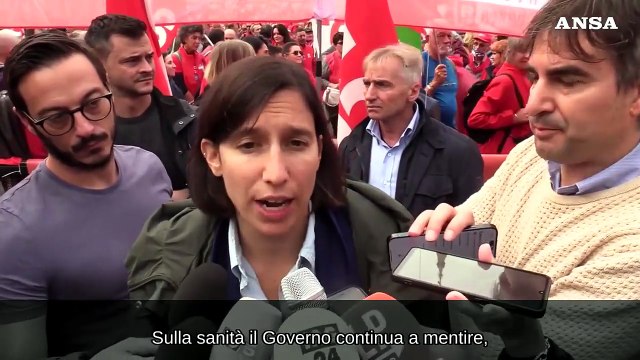Sanita', Schlein a Roma: Governo verso il minimo storico di spesa sul Pil