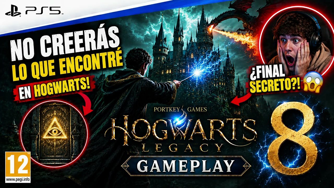 Descubrí una puerta secreta 🚪👁️ | Hogwarts Legacy PS5 Gameplay Español #8