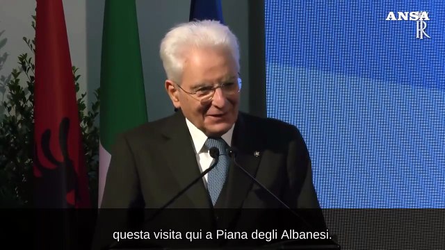 Mattarella: Arbereshe storia di integrazione di successo