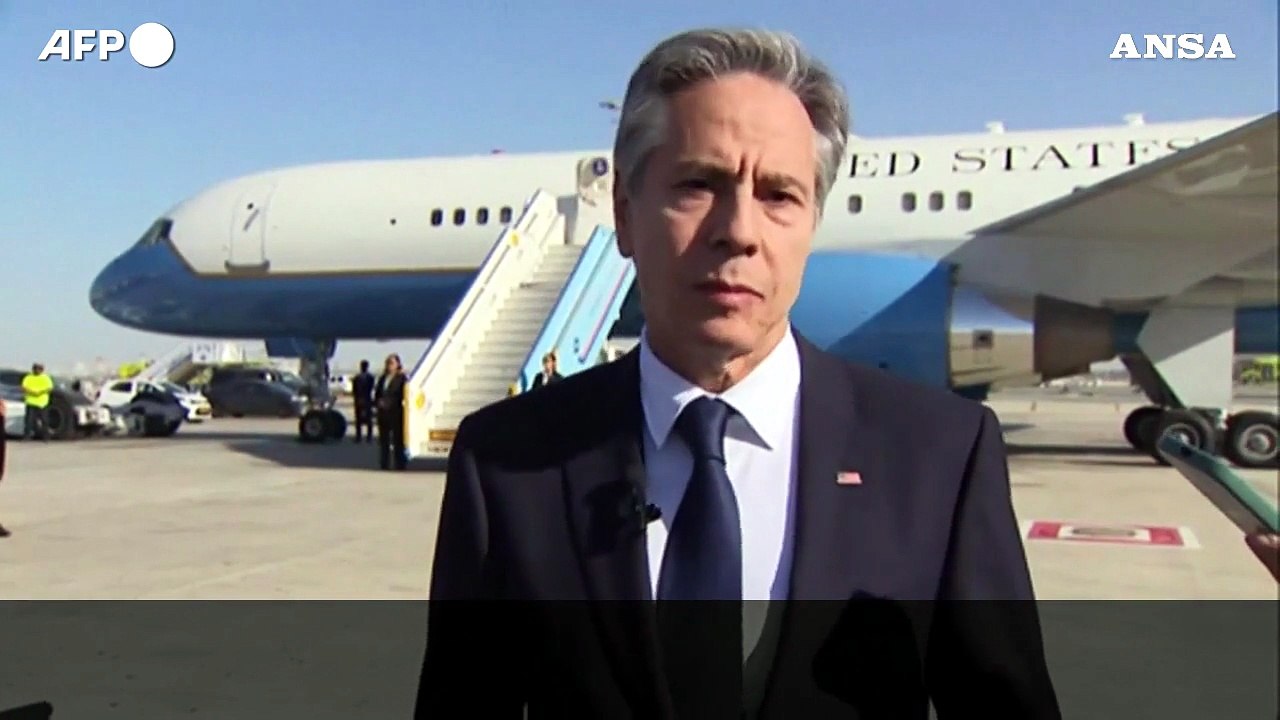 Blinken: "E' il momento di porre fine alla guerra a Gaza"