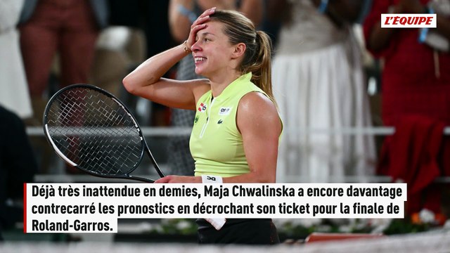 La sensation Maja Chwalinska devient la première joueuse issue des qualifications en finale de Roland-Garros - Tennis - Roland-Garros